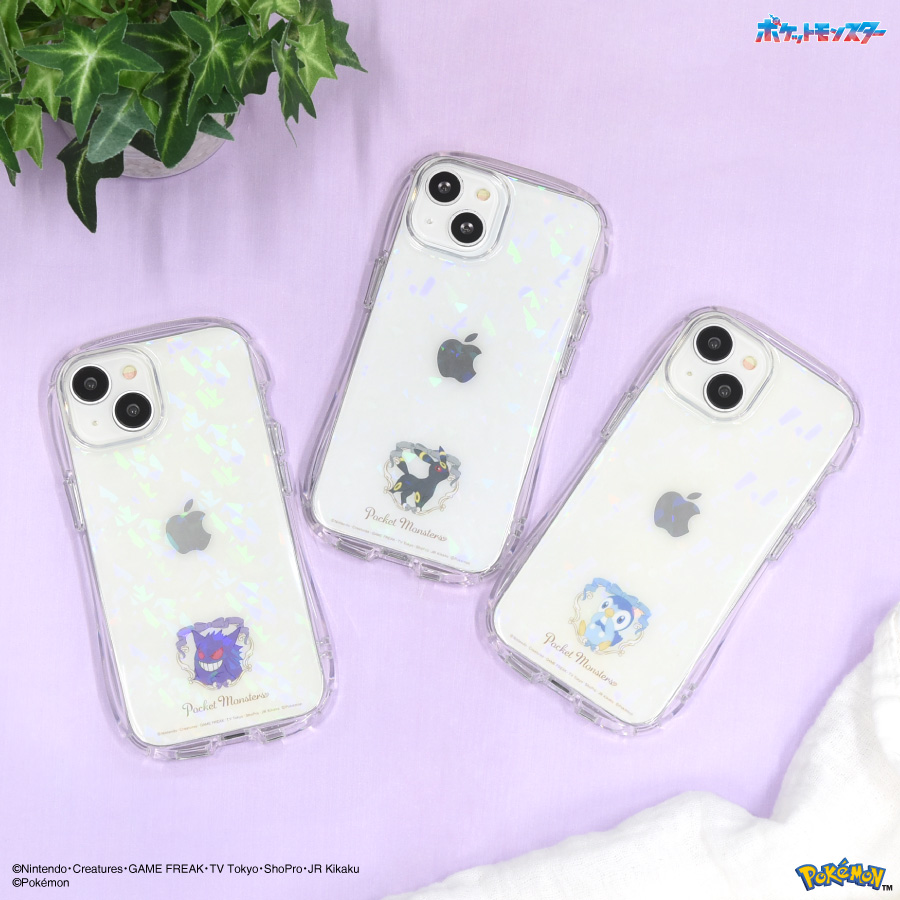 ポケットモンスター iPhone 15 / 14 / 13 対応 クリスタルクリアケース