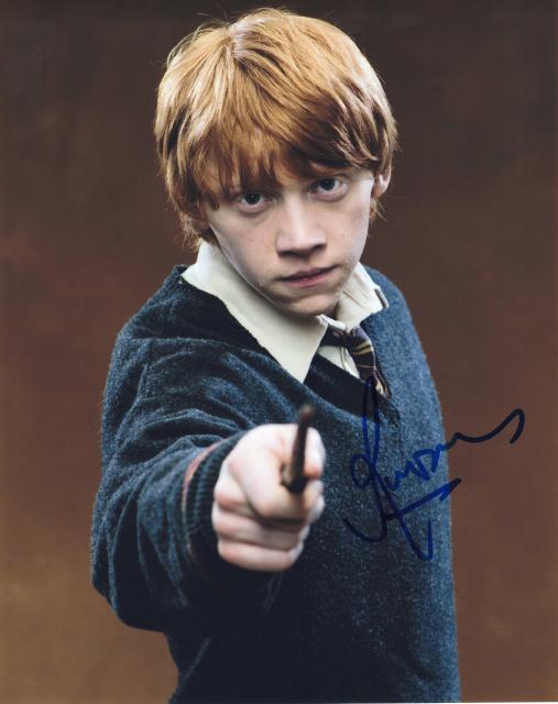 ルパート・グリント直筆サイン入り写真□ハリー・ポッター/ロン