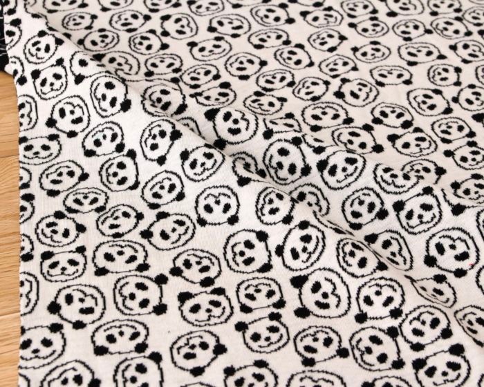 maffon リバーシブル・ジャガードニット スマイルパンダ [M便 1/4]の