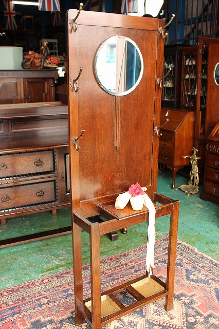 ☆在庫一掃セール☆ イギリスアンティーク家具 ホールスタンド 玄関