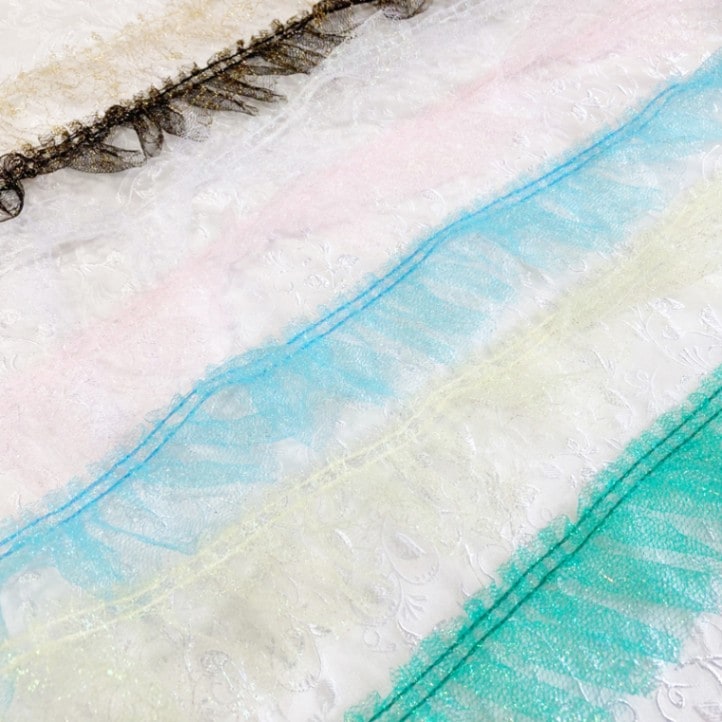 3700Fフリルレース(全7色)≪50cm以上10cm単位販売≫｜日暮里の特殊