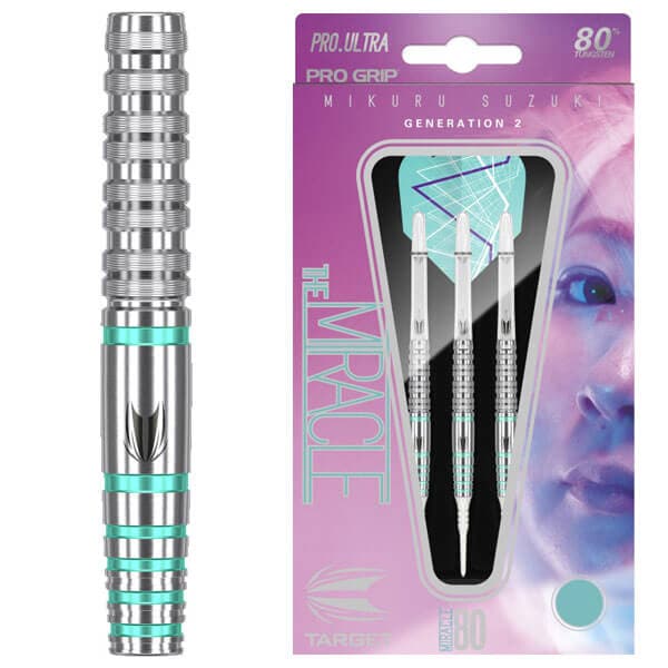 ターゲット ザ・ミラクル80 G2 2BA18.0g 鈴木未来選手 ダーツ バレル