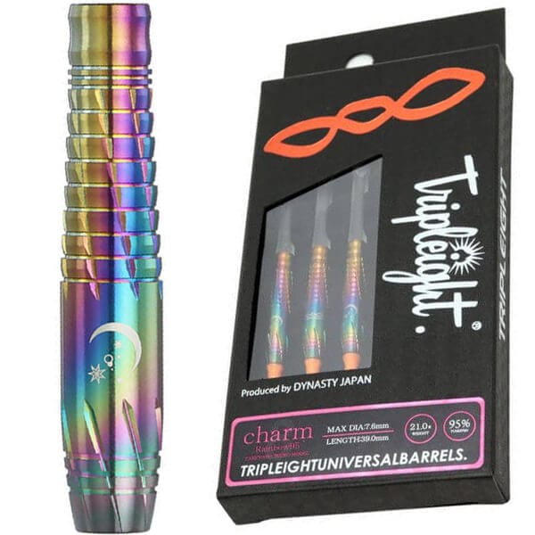 トリプレイト チャーム レインボー 2BA 武山郁子選手 ダーツ バレル