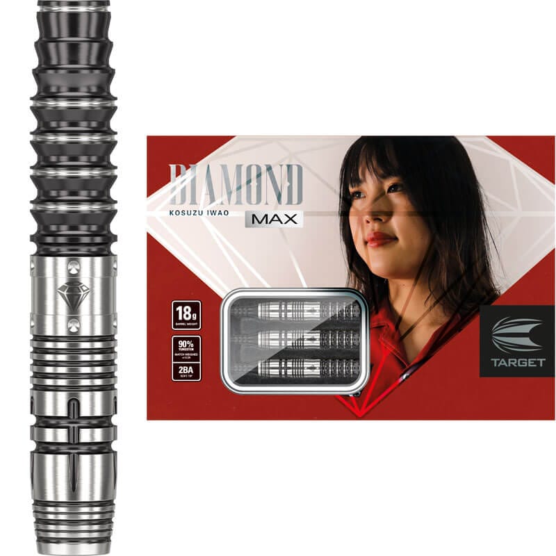 ターゲット ダイヤモンド マックス 2BA18g いわお小鈴選手 ダーツ バレル