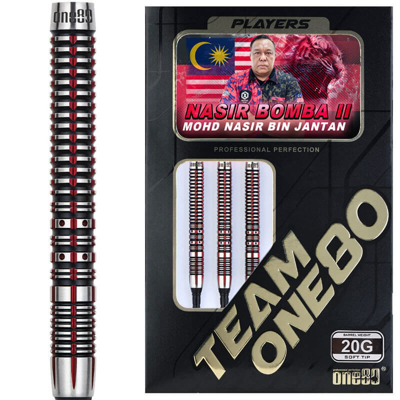 ONE80 Nasir ver.2 ナシル2 2BA20g ナシル・ボンバ選手 ダーツ バレル