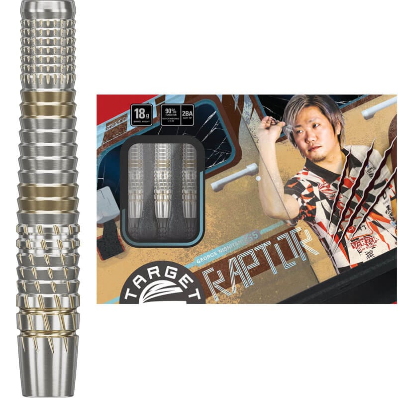 ターゲット RAPTOR G5 ラプター5 2BA18.0g 西谷譲二選手 ダーツ バレル