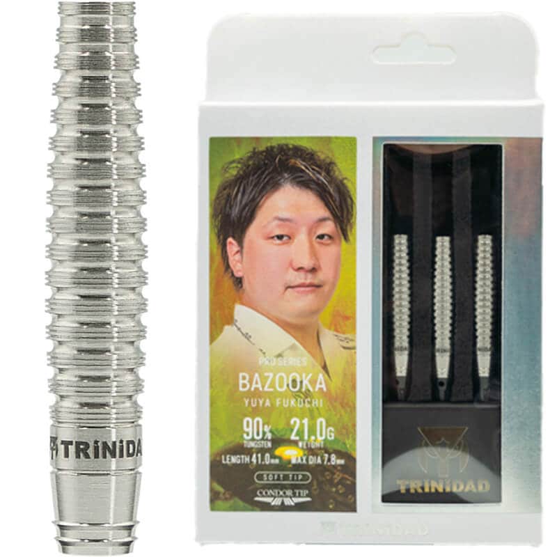 トリニダード BAZOOKA バズーカ 2BA21g 福地祐哉選手 ダーツ バレル