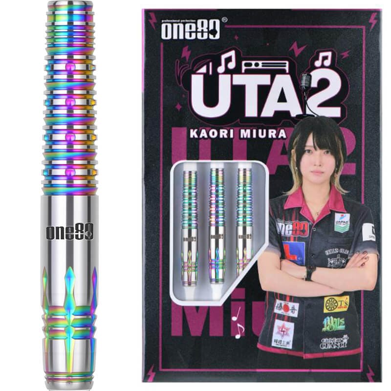 ONE80 Uta ver.2 ウタ2 レインボー 2BA20g 三浦歌織選手 ダーツ バレル