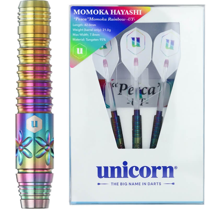ユニコーン Pesca MOMOKA Rainbow UT 2BA21g 林桃加選手 ダーツ バレル