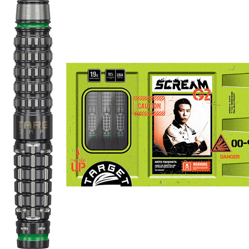 ターゲット SCREAM G2 スクリーム2 2BA19g 山形明人選手 ダーツ バレル