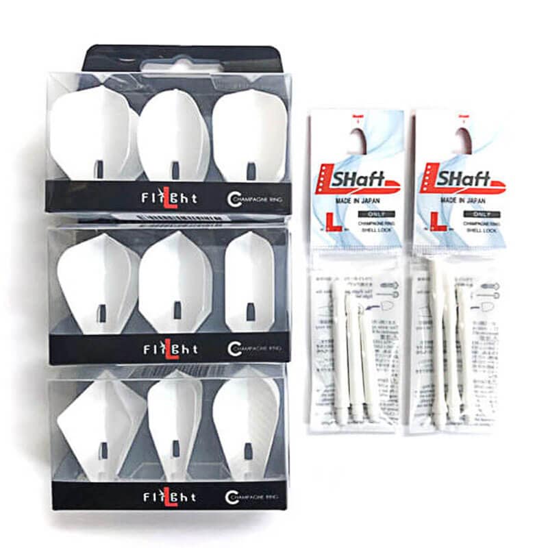 エルスタイル セッティングお試しセット ホワイト ダーツフライト