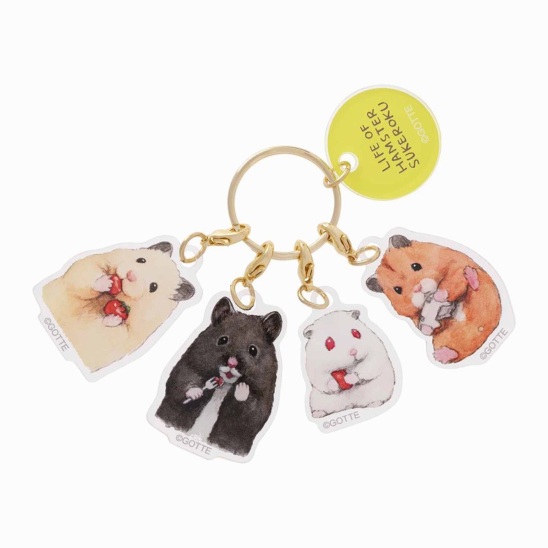 助六の日常 アクリル5連キーチャーム (なかよし) | すべての商品