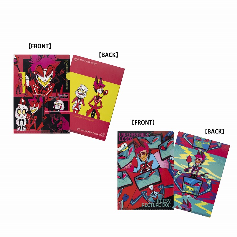 HAZBIN HOTEL クリアファイル2枚セット (Emotions) | ハズビン・ホテル