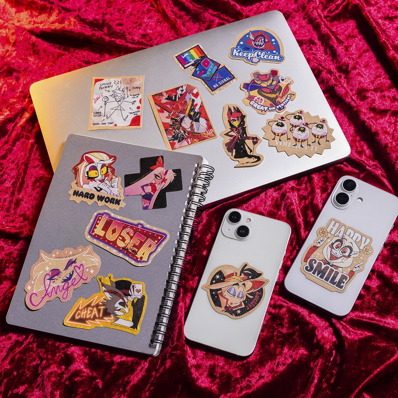 HAZBIN HOTEL スマホに貼れるサイズのステッカー (アラスター