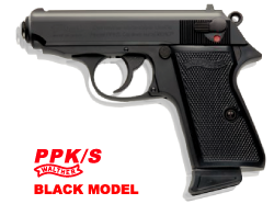 マルゼン ワルサーPPK/S BK ガスブローバック | ガスハンドガン本体