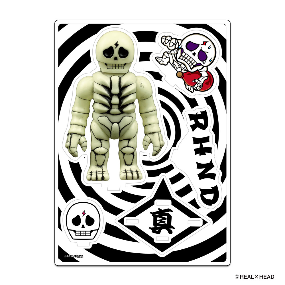 REAL HEAD/ドクロマニヨンアクリルフィギュア/リアルヘッド｜墓場の