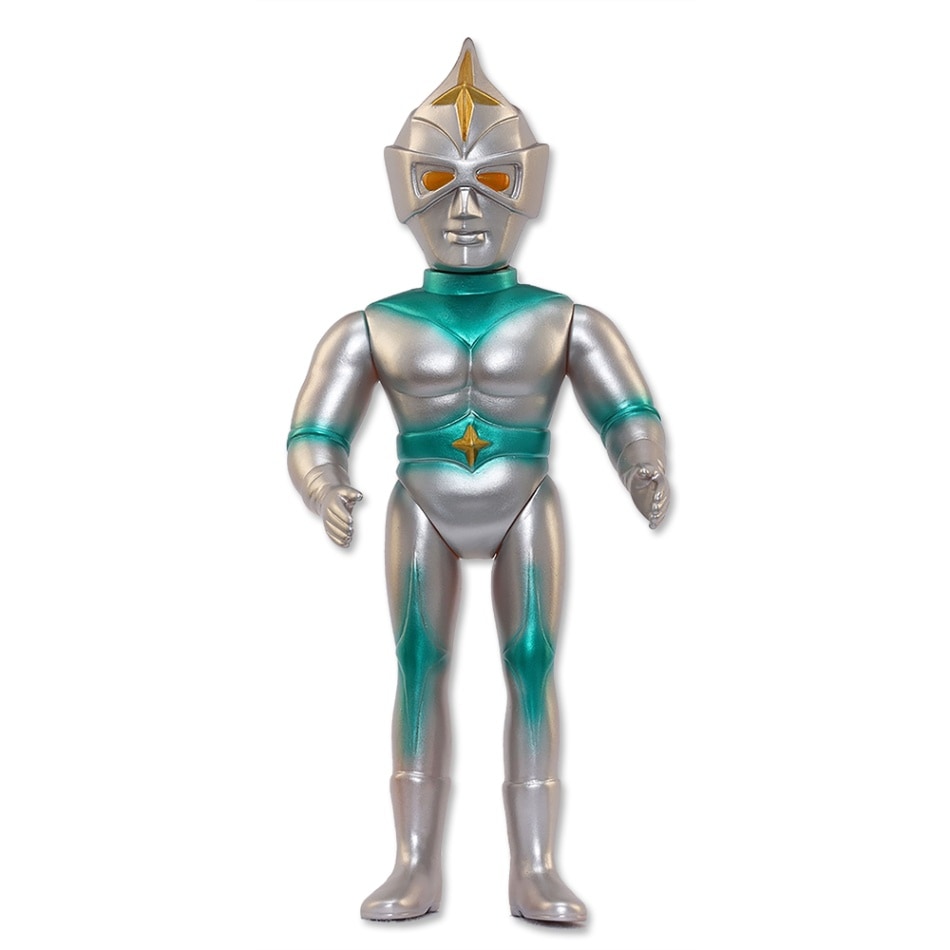 ソフビ】【ブルマァク】24ミラーマン（シルバー）/BULLMARK ブルマアク