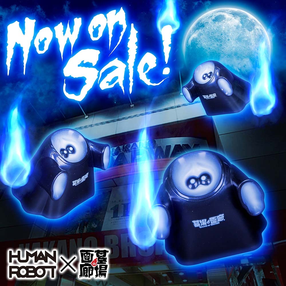 HUMAN ROBOT ヒューマンロボット/ソフビ/ゴースティー 墓場の画廊Tee