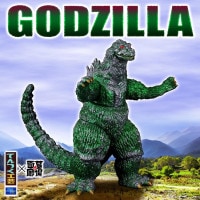 ソフビ/てんつく工芸/ゴジラ(1974) ソフビキット/サファイアブルー