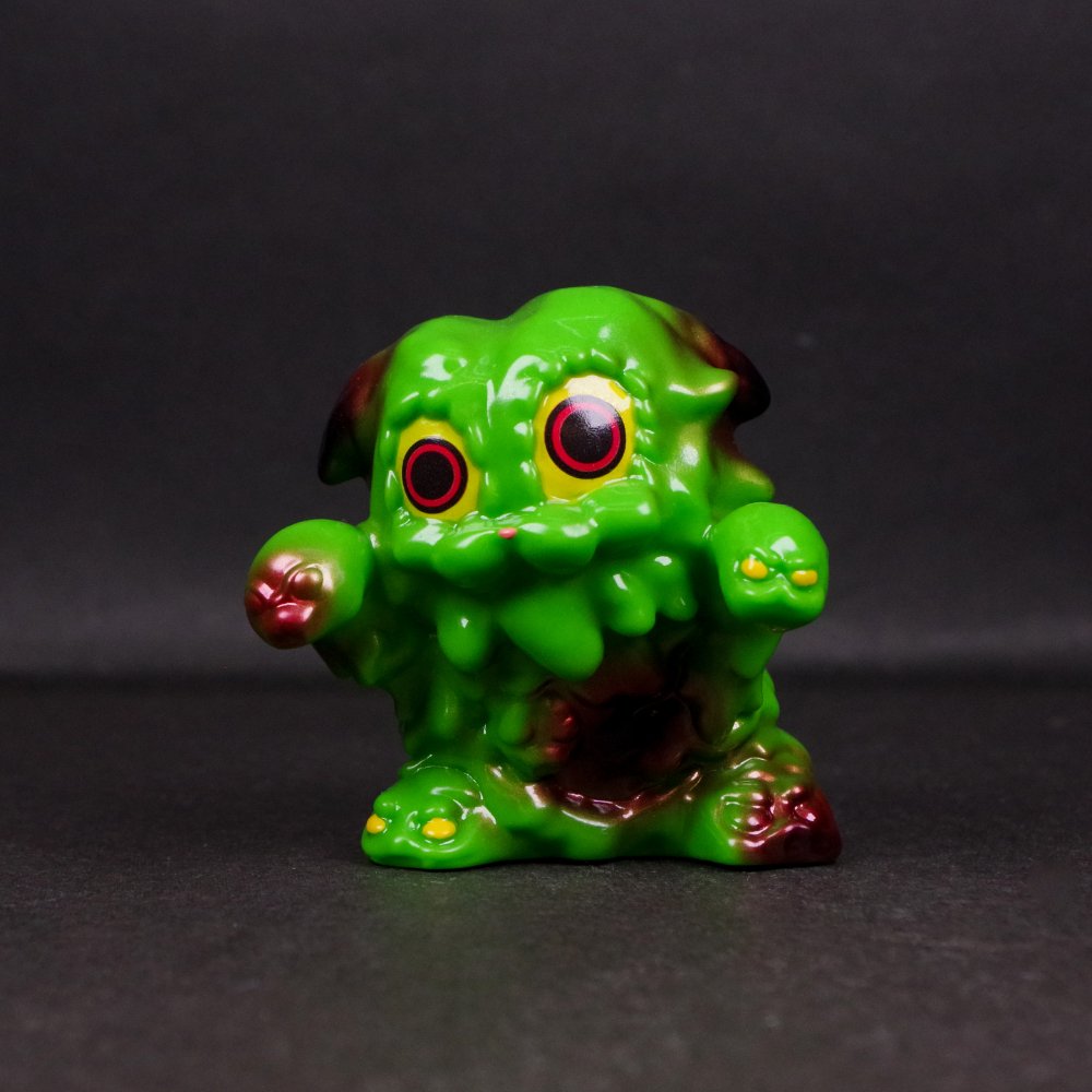 ソフビ/MEOWWWTHRA(ニャスラ)/ベビースドラ/グリーン｜墓場の画廊