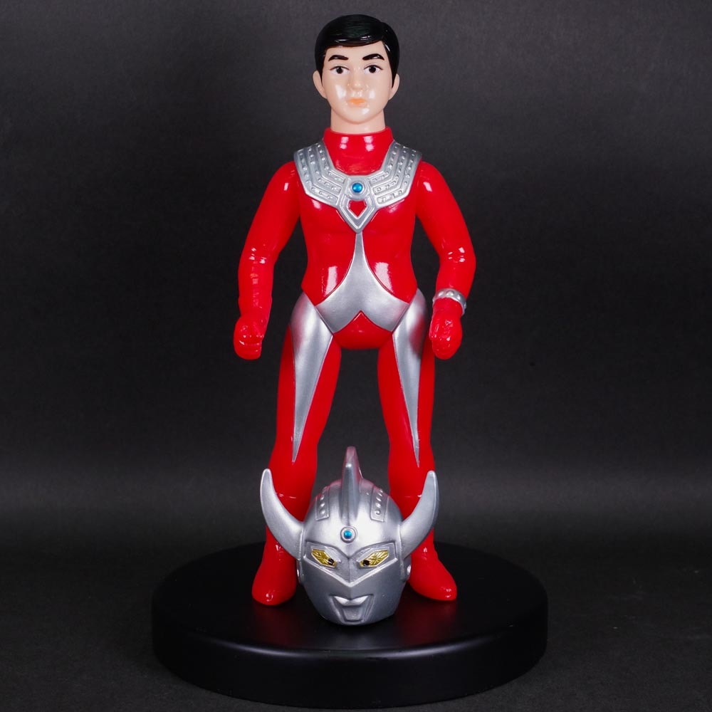 ソフビ/ブルマァク BULLMARK/マスク取れSウルトラマンタロウ/シルバー