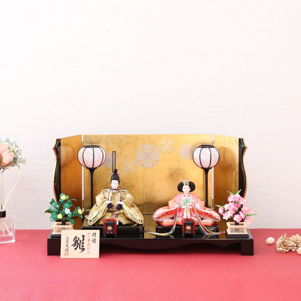 雛人形 ひな人形 宴桜 芥子親王飾り かわいい おしゃれ モダン