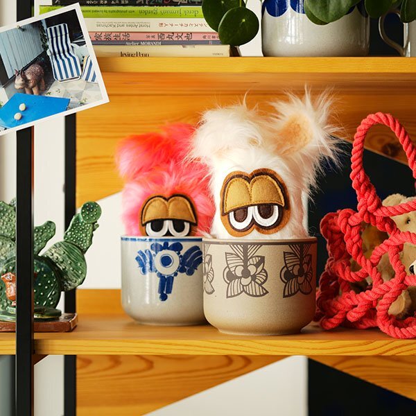 LisaLarson×波佐見焼 floraフローラ 鉢カバー 西山陶器（3種類