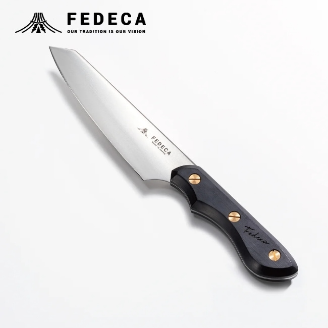 フェデカ FEDECA 三徳包丁 小 プレーンブラック | GLAGH グラフ