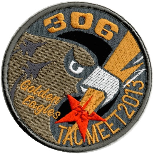 小松 306飛行隊 ゴールデンイーグル F-15部門 戦競 パッチ | 航空