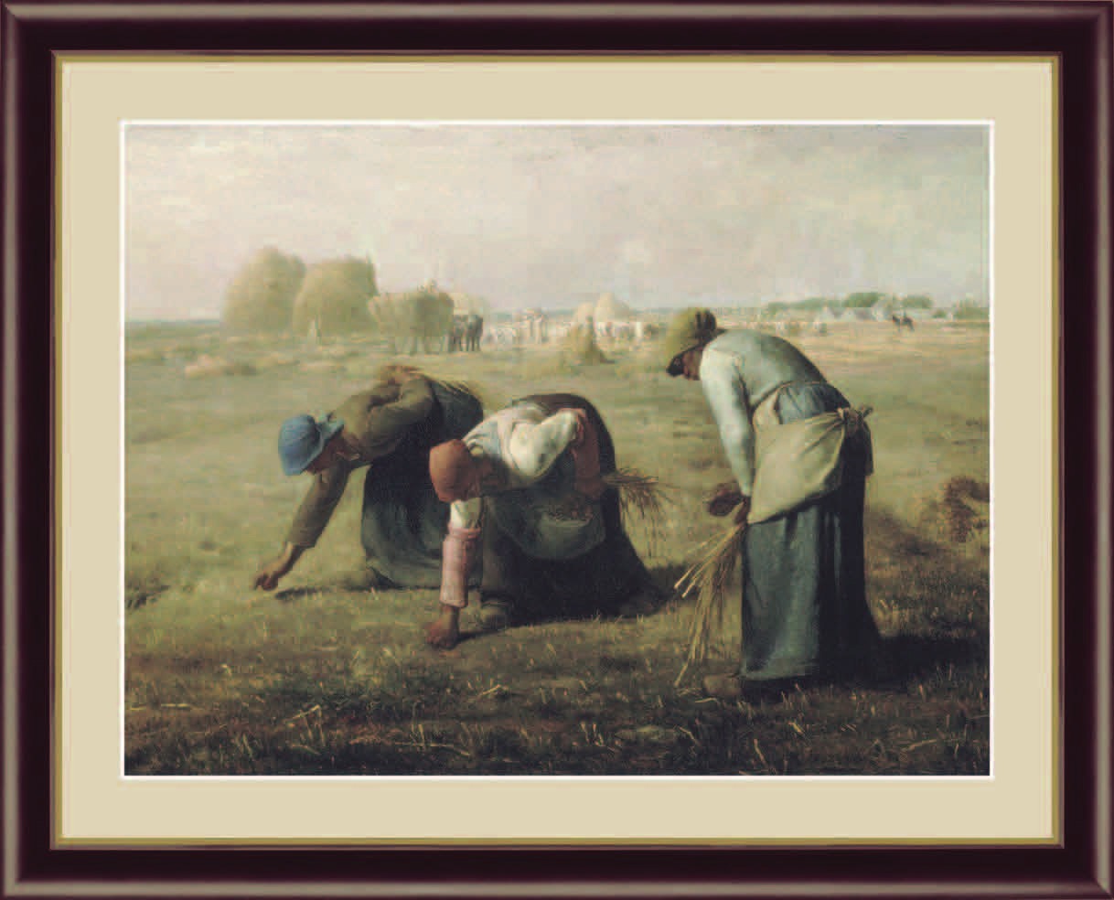 高精細複製名画 ミレー「落穂拾い」（4号）【ポイント5％還元中