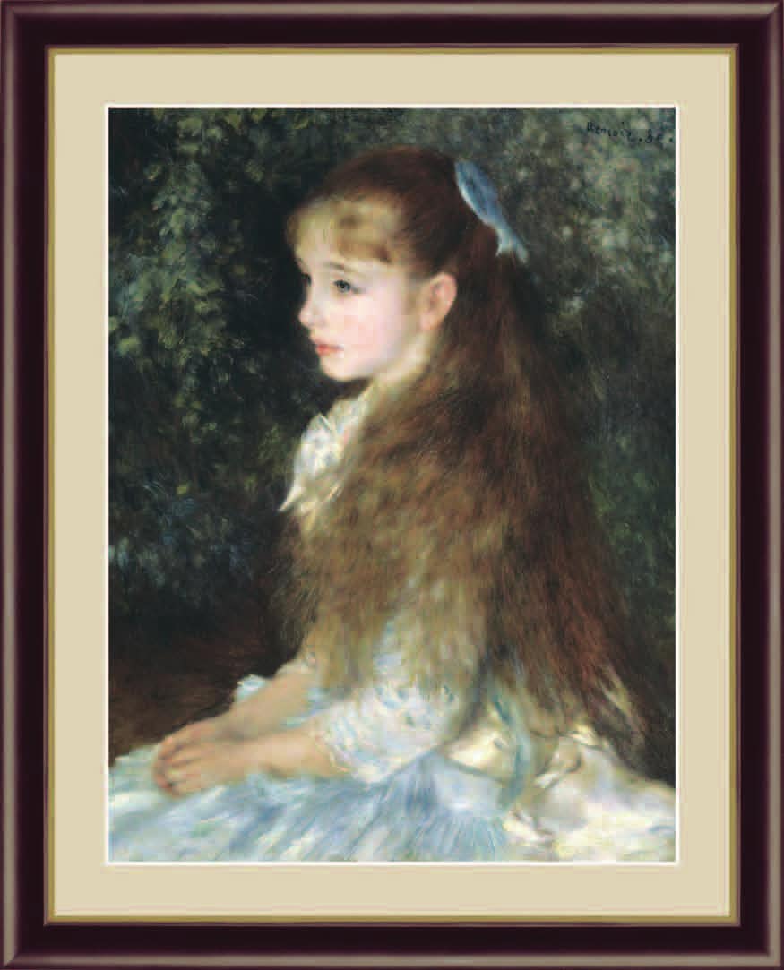 高精細複製名画 ルノワール「少女イレーヌ」（4号）【ポイント5％還元
