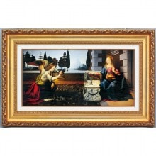 ダ・ヴィンチ 洗礼者ヨハネ 6号 立体複製名画 : アートの友社