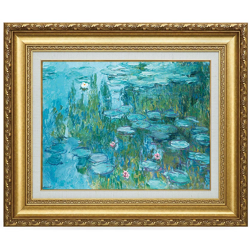 立体複製名画 モネ（1840年～1926年）「睡蓮1」 : ホーリ通信 アートの