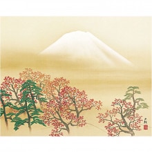 横山大観『乾坤輝く（金）』掛軸 : アートの友社 横山大観『乾坤輝く