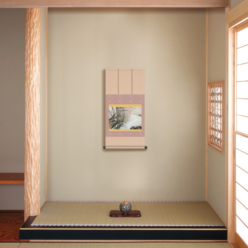 川合玉堂『暮春の雨』掛軸【ポイント5％還元中】 : アートの友社 川合