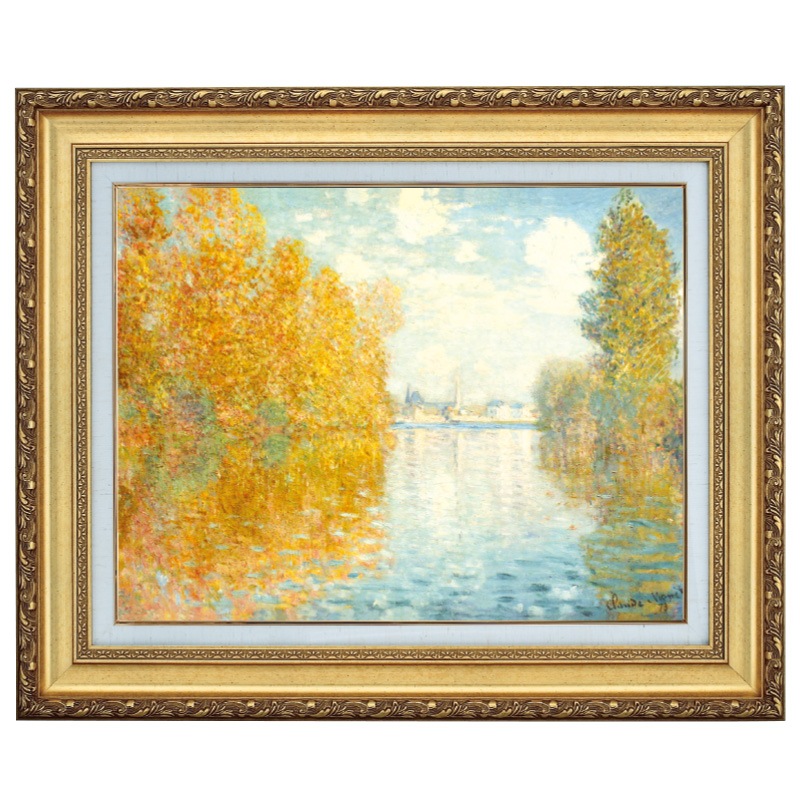 モネ 「秋のアルジャントゥイユ」 6号 立体複製名画 【5％ポイント還元