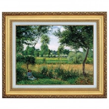 ピサロ 「朝の光の効果、エラニー」 6号 立体複製名画 【5％ポイント