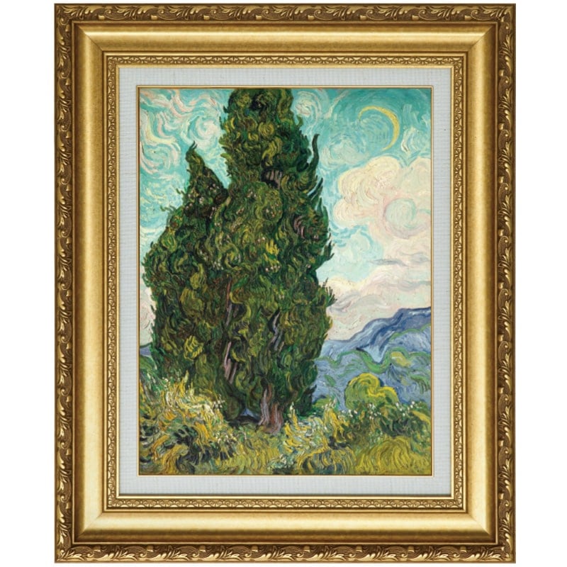 ゴッホ 「糸杉」 10号 立体複製名画 【5％ポイント還元中】 : アートの