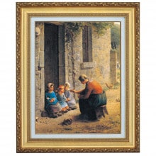 ミレー 「種まく人」 6号 美術品 絵画 立体複製名画【ポイント5％還元