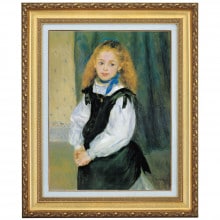 ルノワール 「ラ・グルニエール」 10号 絵画 額付き インテリア 立体