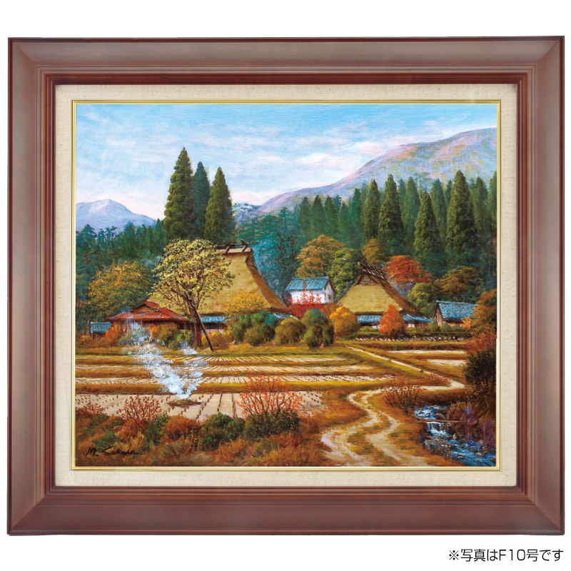 吉野正明 シヤルトル河畔(フランス) 油彩 F10