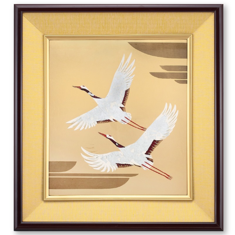 鶴 蒔絵額』 : アートの友社 『鶴 蒔絵額』 33277 - くみあいショッピング