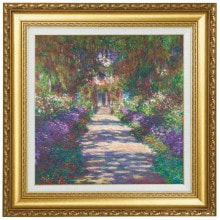 モネ 「睡蓮と日本橋」 S6号スクエア 立体複製名画 【ポイント5％還元