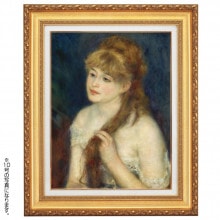 ルノワール「ピアノを弾く女性」10号立体複製名画【ポイント5％還元中