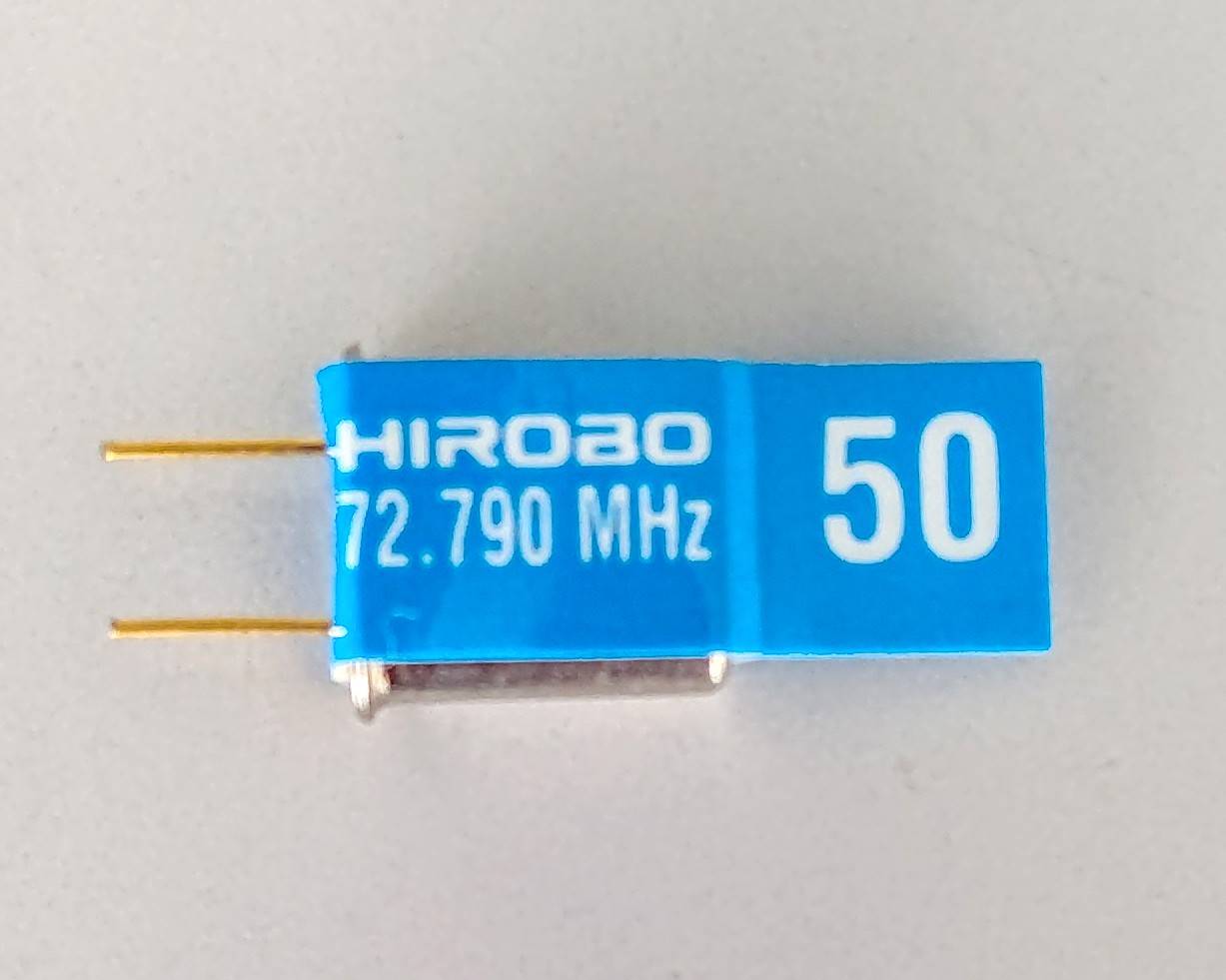ヒロボー HIROBO パーツ 【0302-080】 S.R.B クリスタル 72.790MHz/50