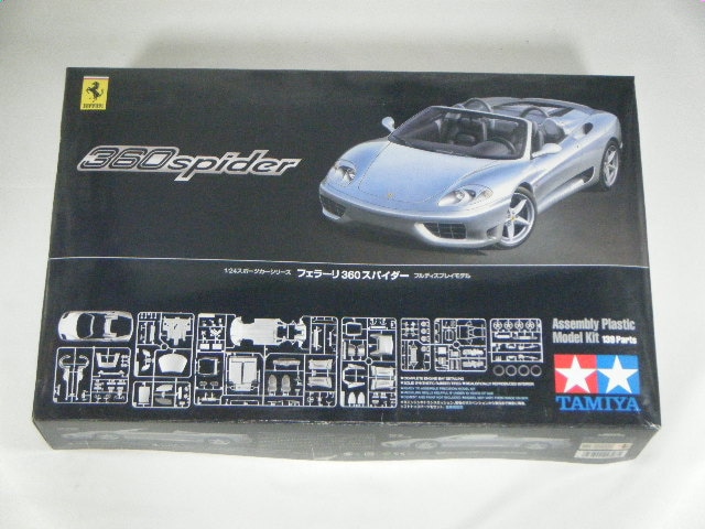 フェラーリ360スパイダー （タミヤ） No307 | 自動車プラモデル,1/24-1