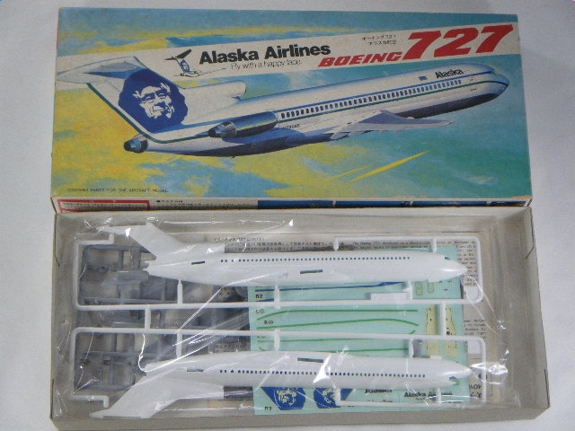B727 （ハセガワ） Lb2/アラスカ航空 1/200 | 飛行機プラモデル,1/200