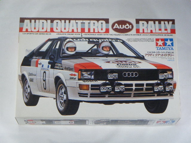 アウディクアトロラリー （タミヤ） No36 | 自動車プラモデル,1/24-1