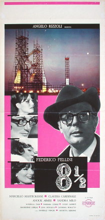 8½ 1963年 フェデリコ・フェリーニ監督 | 映画ポスター,イタリア
