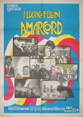 アマルコルド 1973年 フェデリコ・フェリーニ監督 | 映画ポスター